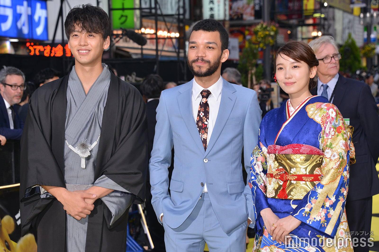 竹内涼真、ジャスティス・スミス、飯豊まりえ（C）モデルプレス