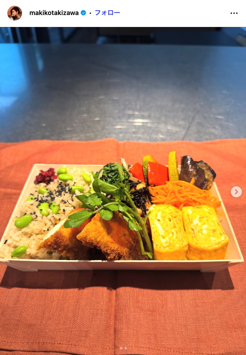 滝沢眞規子Instagramより