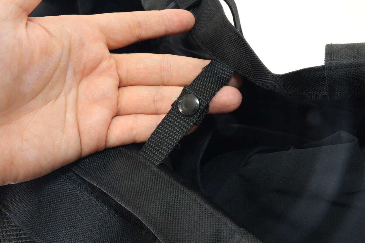 大容量トートバッグ　スナップボタン