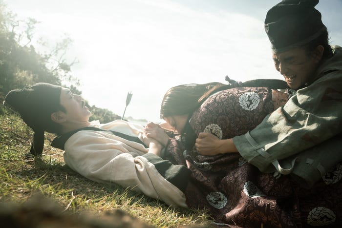 松下洸平、吉高由里子、矢部太郎「光る君へ」第47話(C)NHK