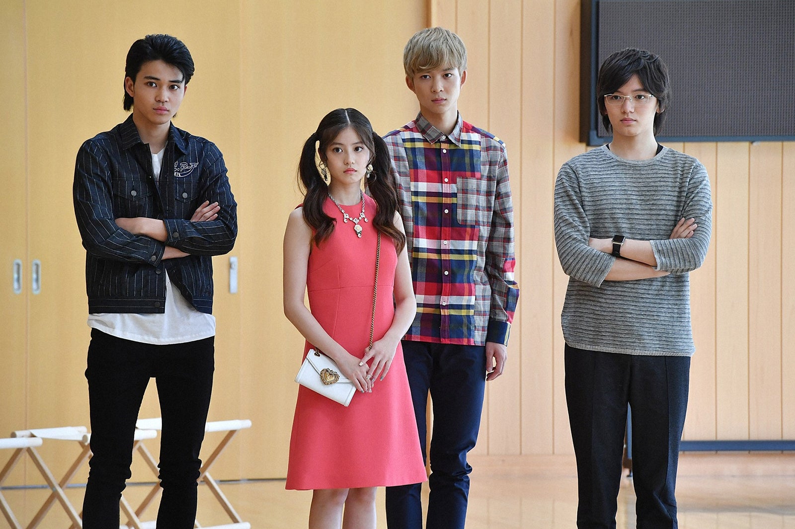 今田美桜、中田圭祐、鈴木仁、濱田龍臣／「花のち晴れ～花男 Next Season～」第10話より（C）TBS