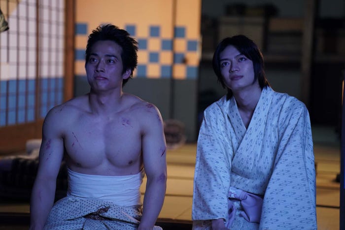 羽谷勝太、杢代和人「君とゆきて咲く~新選組青春録~」第4話より(C)テレビ朝日