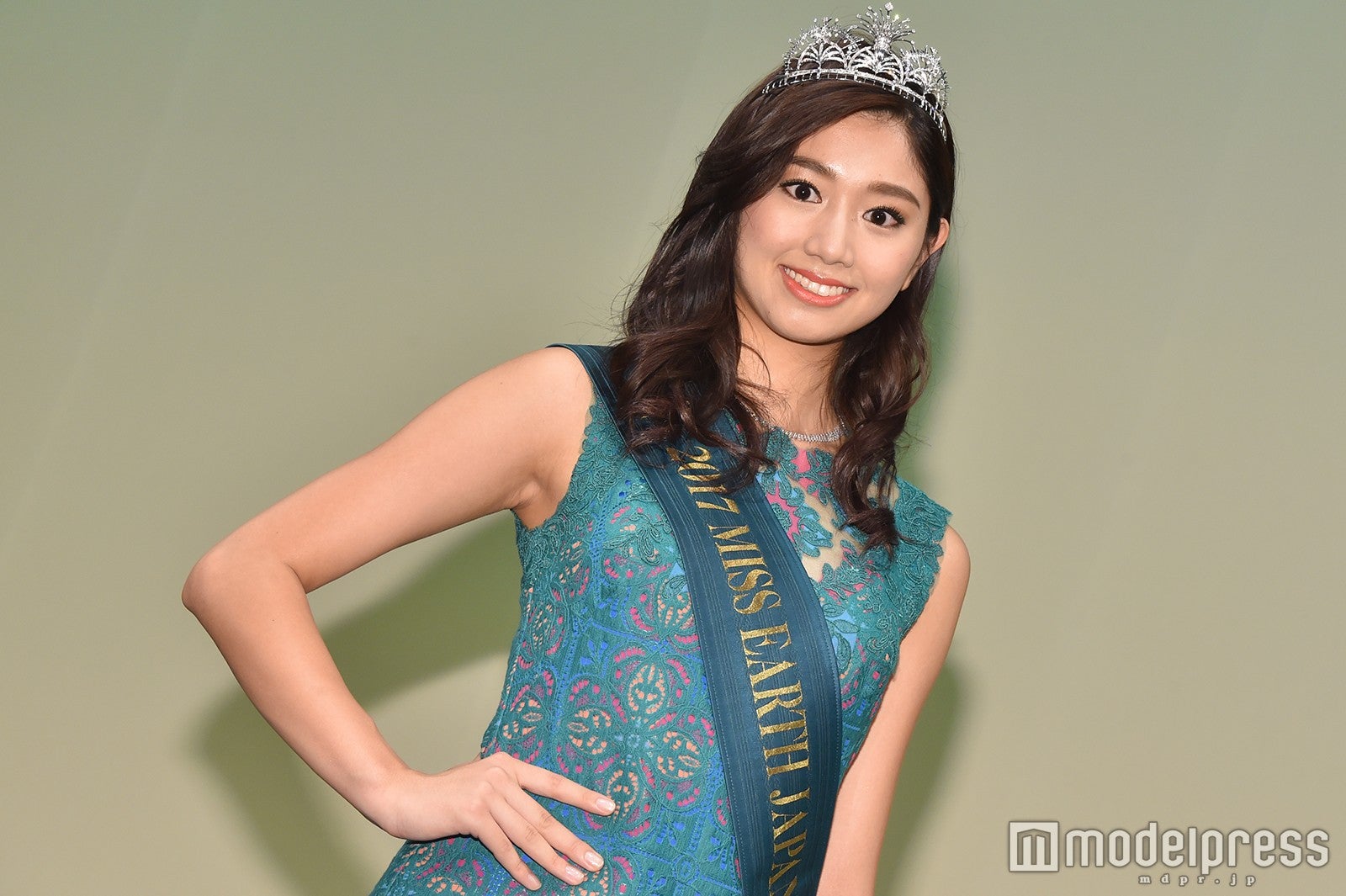 「2017ミス・アース・ジャパン」斎藤恭代さん （C）モデルプレス
