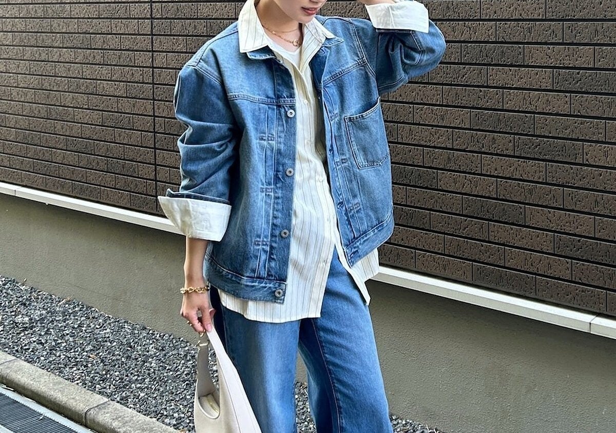 大人の「デニムジャケット」はこう着れば即こなれ見え♡春のきれいめカジュアルコーデ
