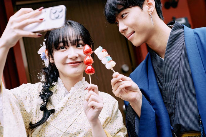 永井愛実、ロビン「花束とオオカミちゃんには騙されない」ABEMAプレミアム限定企画第三夜(C)AbemaTV, Inc.