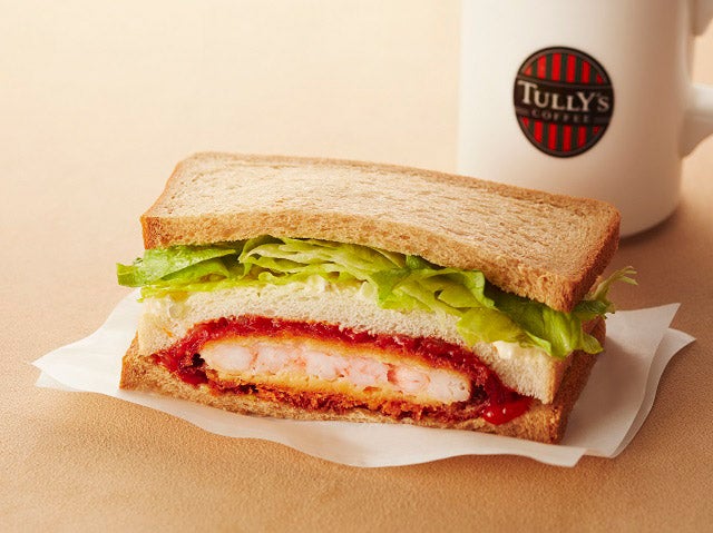 「シュリンプカツレツサンド」480円（税込）／画像提供：タリーズコーヒージャパン株式会社