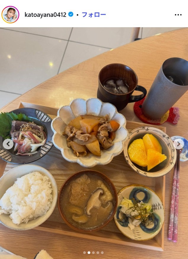 加藤綾菜Instagramより