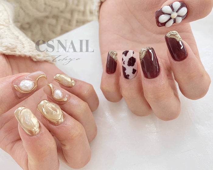 さりげないポイント使いもおしゃれ（画像提供：esNAIL）