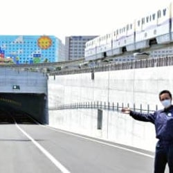ディズニーに浦安市内初のトンネル道路 ランド駐車場の出口ルートに OLCが公開