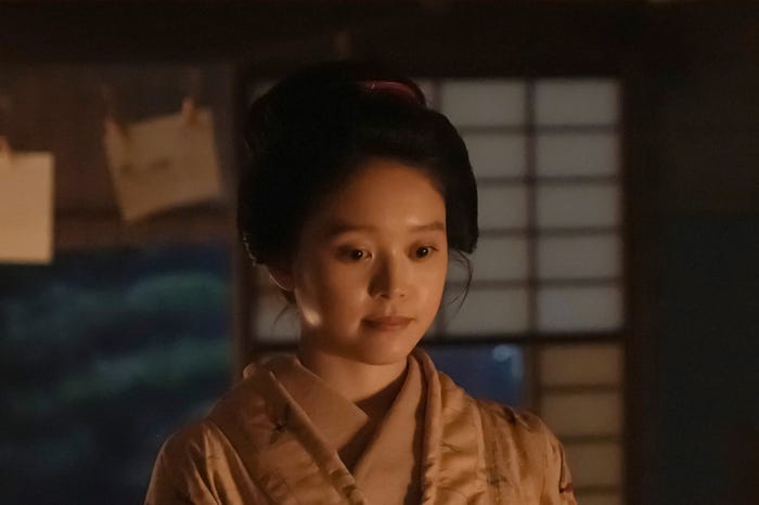 高石あかり、トミー・バストウ「ばけばけ」第62話(C)NHK