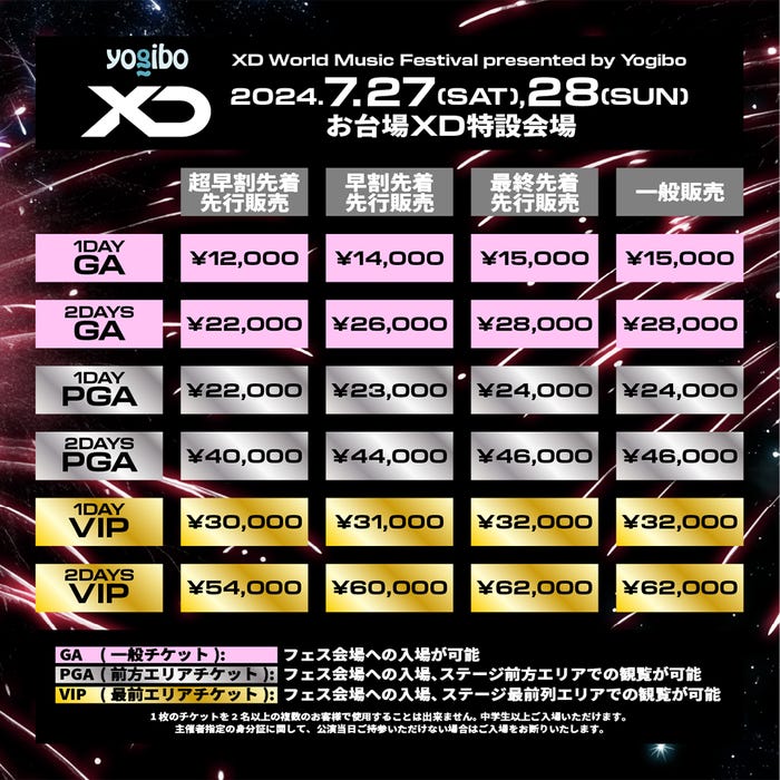 「XD World Music Festival」チケット情報(提供写真)