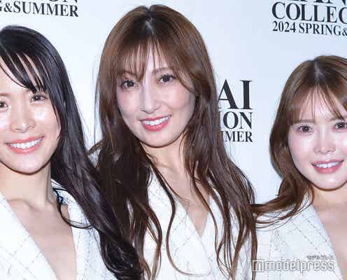 熊田曜子、鍛え上げた美腹筋アピール 長女もステージ見守る「ママの仕事はこうだよって堂々と見てもらった」【関西コレクション 2024 S/S】