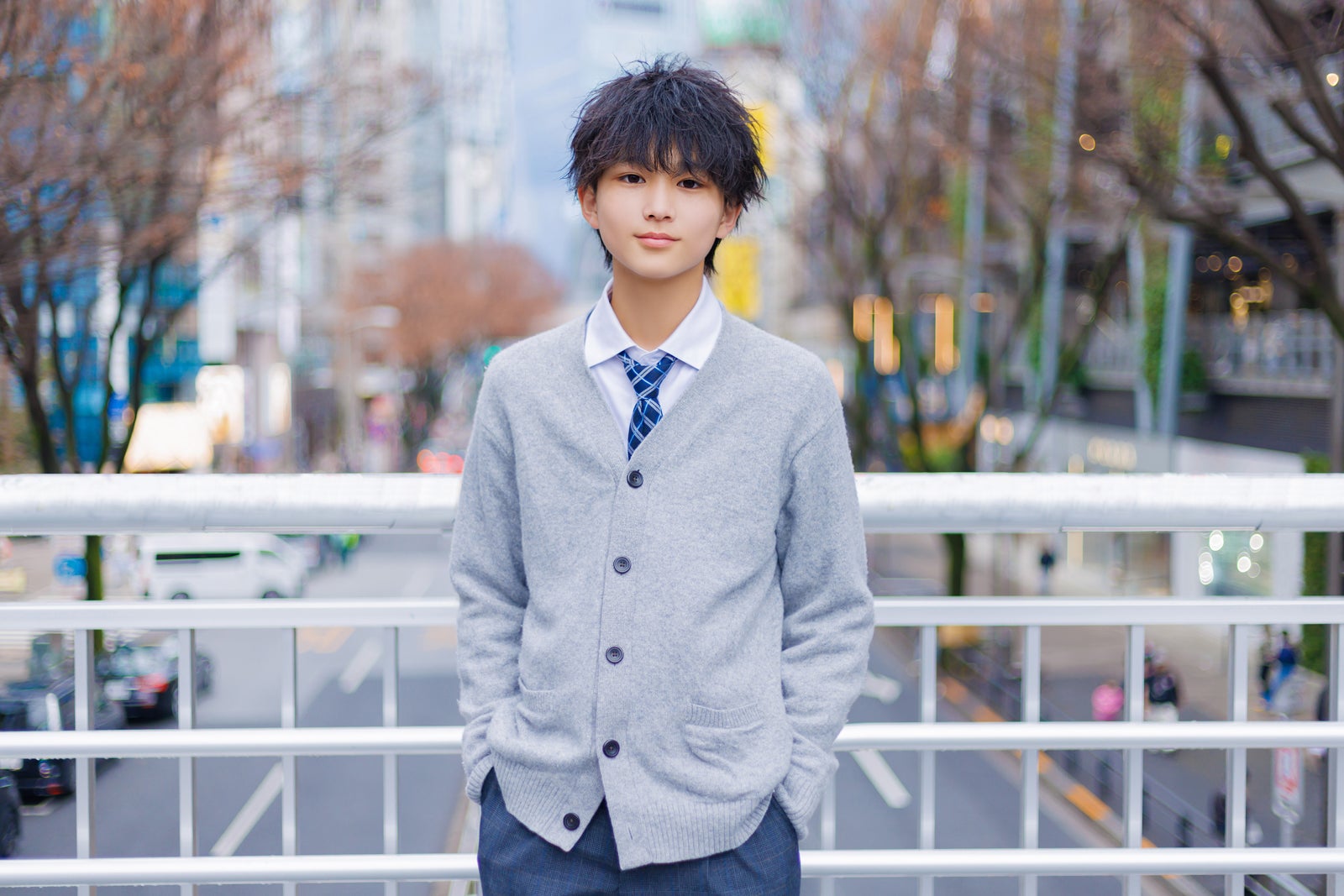 「中一ミスターコン2025」グランプリ・白坂洵葵（提供写真）