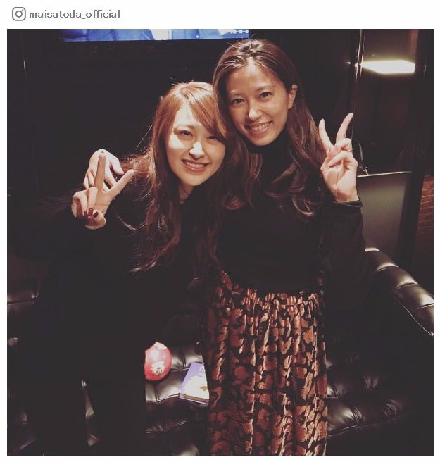 里田まい＆元ココナッツ娘。長手絢香、ハロプロOG“アスリートの妻”2ショットが話題