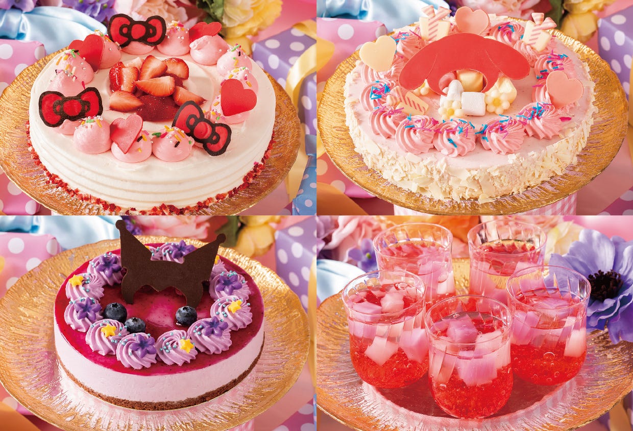 サンリオキャラのアニバーサリーブッフェ、京王プラザホテル八王子で キティ・マイメロ・クロミの世界観イメージ