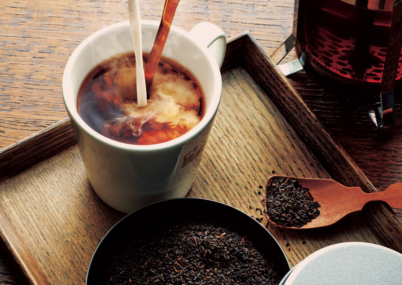 おかわり自由のホットドリンク「ロイヤルミルクティ」（画像提供：株式会社ダスキン）