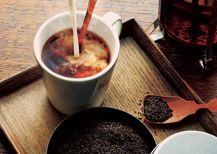 おかわり自由のホットドリンク「ロイヤルミルクティ」(画像提供:株式会社ダスキン)