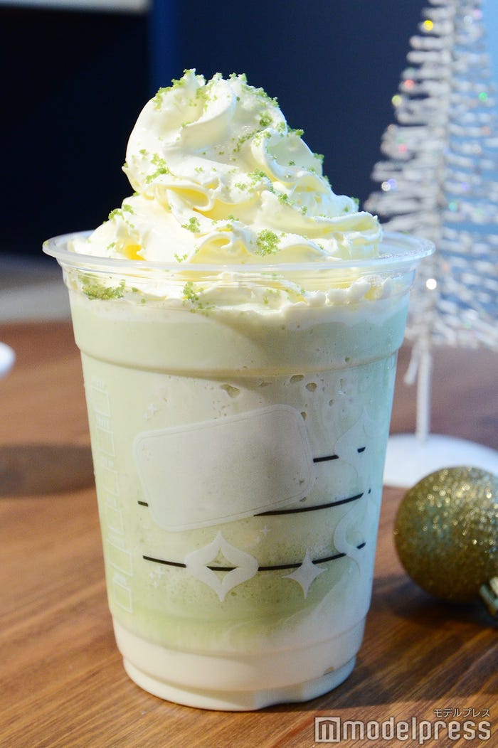 メルティホワイト ピスタチオ フラペチーノ(C)モデルプレス