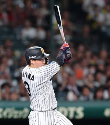 阪神・大山が通算700打点 球団歴代10人目 四回にチーム2点目のタイムリーとなる中前打 佐藤輝の先制打に続いた
