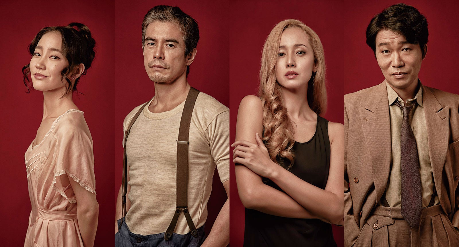 （左から）清水葉月、伊藤英明、沢尻エリカ、高橋努（提供写真）