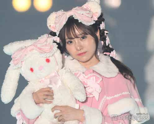 上智大卒・かとゆり、ロリータ×リボンツインテールで甘さ全開【関西コレクション 2024 A/W】