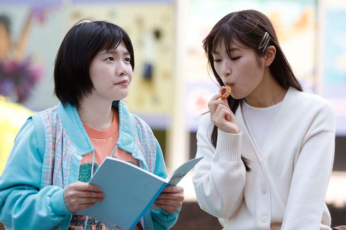 富田望生、渋谷凪咲「だが、情熱はある」第6話より(C)日本テレビ