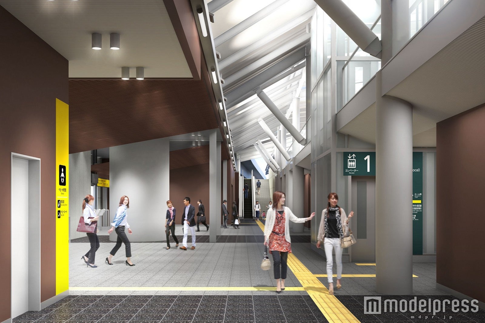 千駄ヶ谷駅改札内コンコース／JR東日本提供