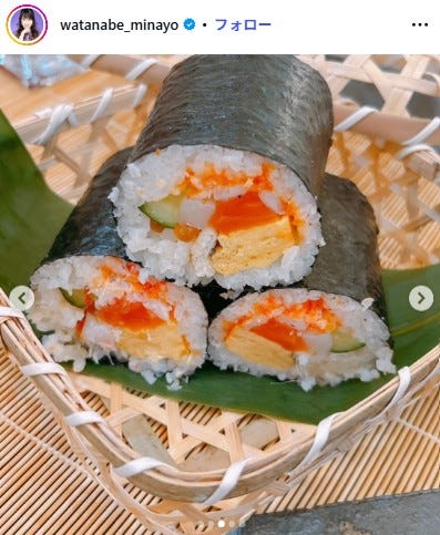 渡辺美奈代Instagramより