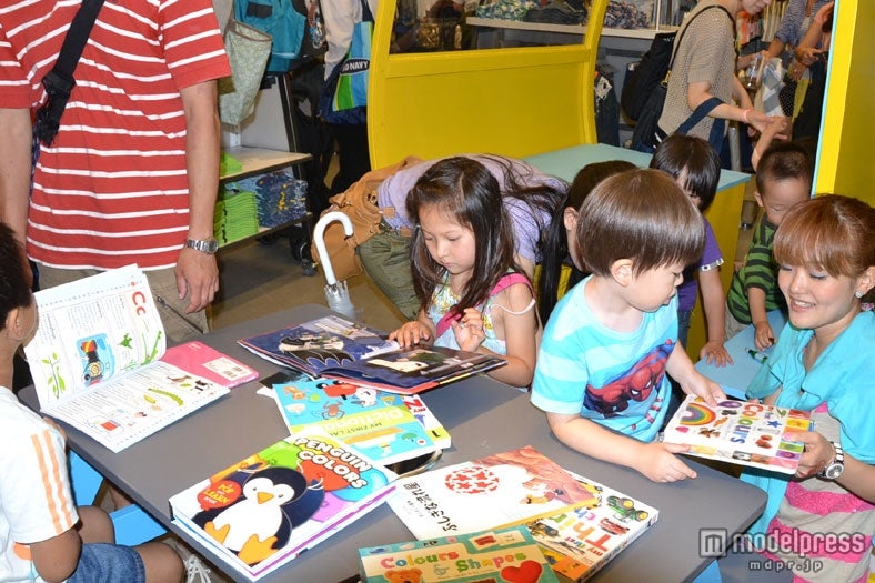 店内にはキッズスペースも完備。