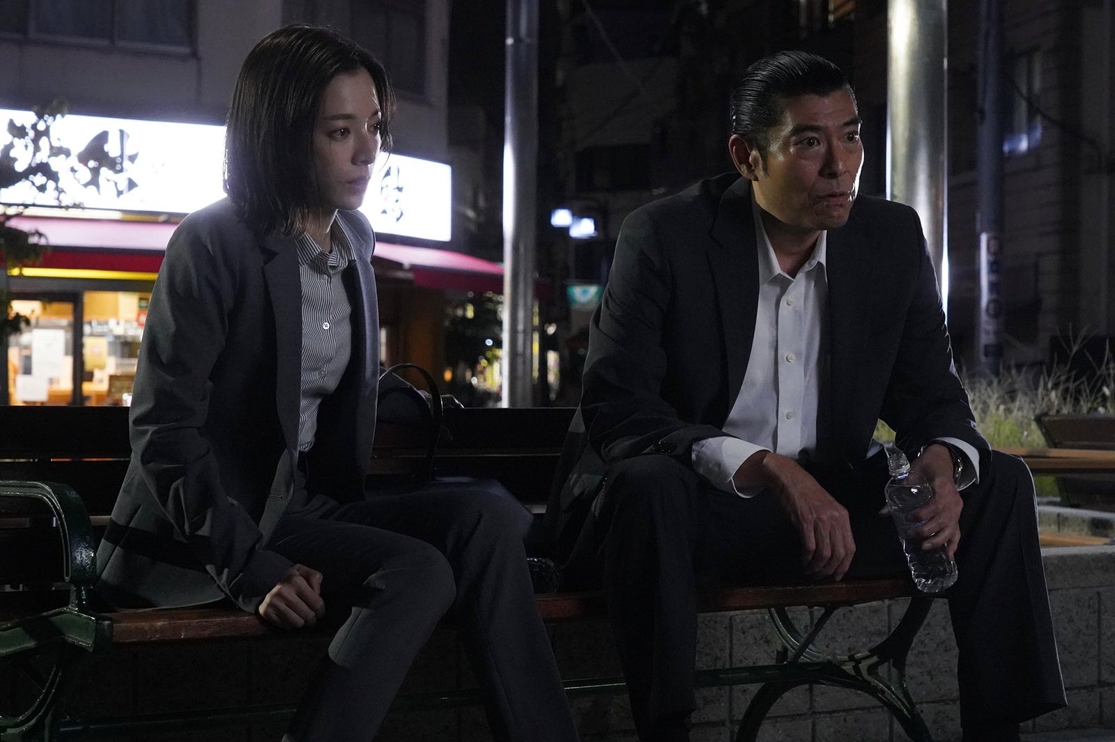 桜井ユキ、高嶋政宏／「親愛なる僕へ殺意をこめて」第7話より（C）フジテレビ