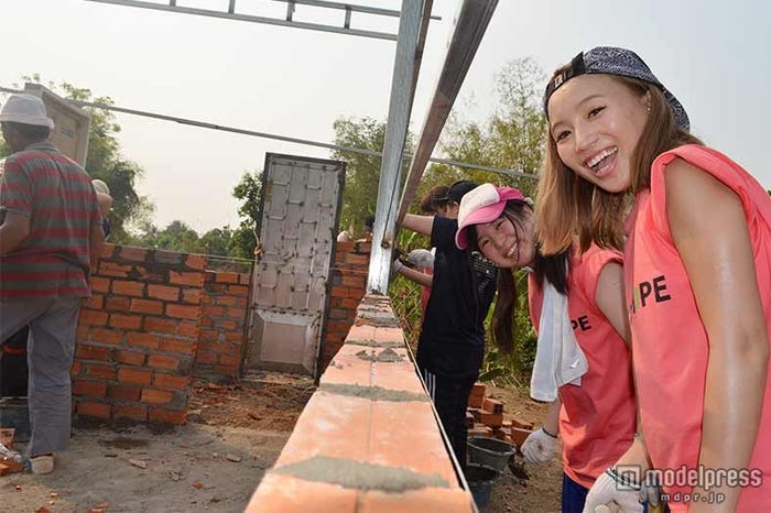 ファンを招きスタディツアーを開催/画像提供:ハビタット・フォー・ヒューマニティ・ジャパン