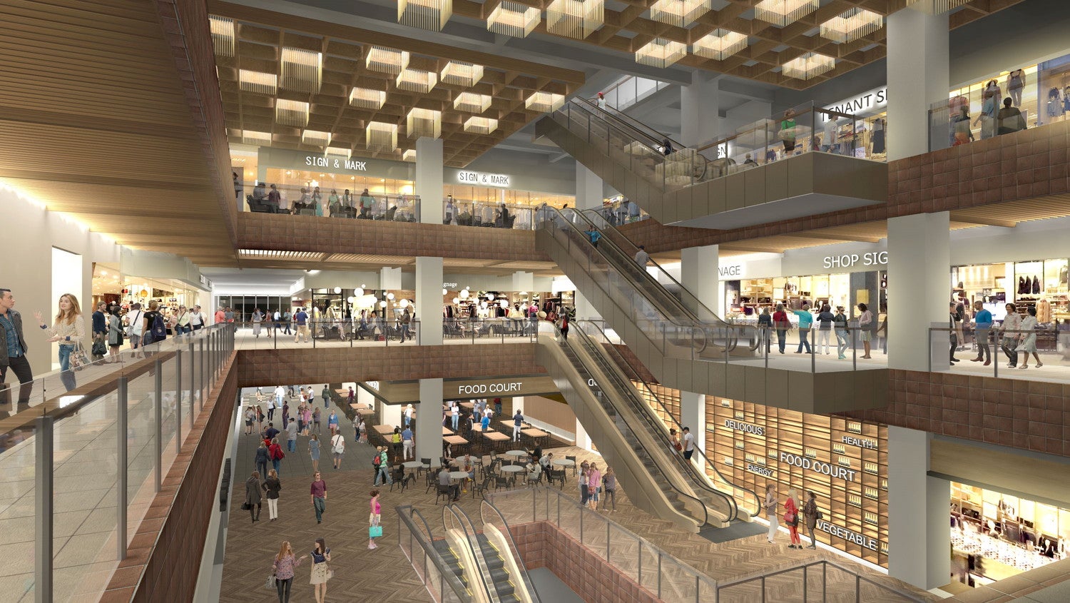 三井ショッピングパーク ららぽーと台中南館イメージパース／画像提供：三井不動産