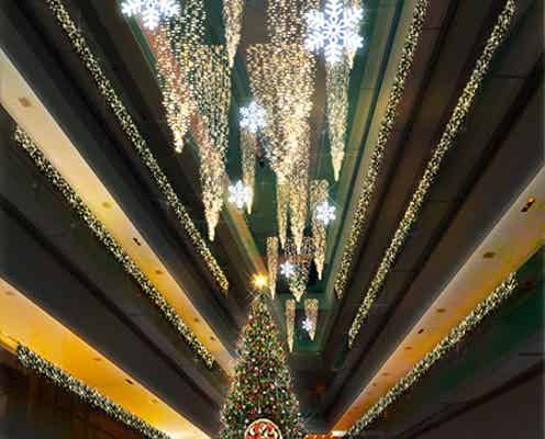 豪華クリスマスツリーが表参道を華やかに彩る テーマは「クリスマスパーティー」