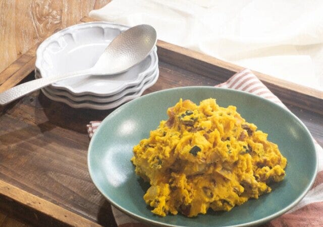 かぼちゃとさつまいもの簡単デリ風サラダ