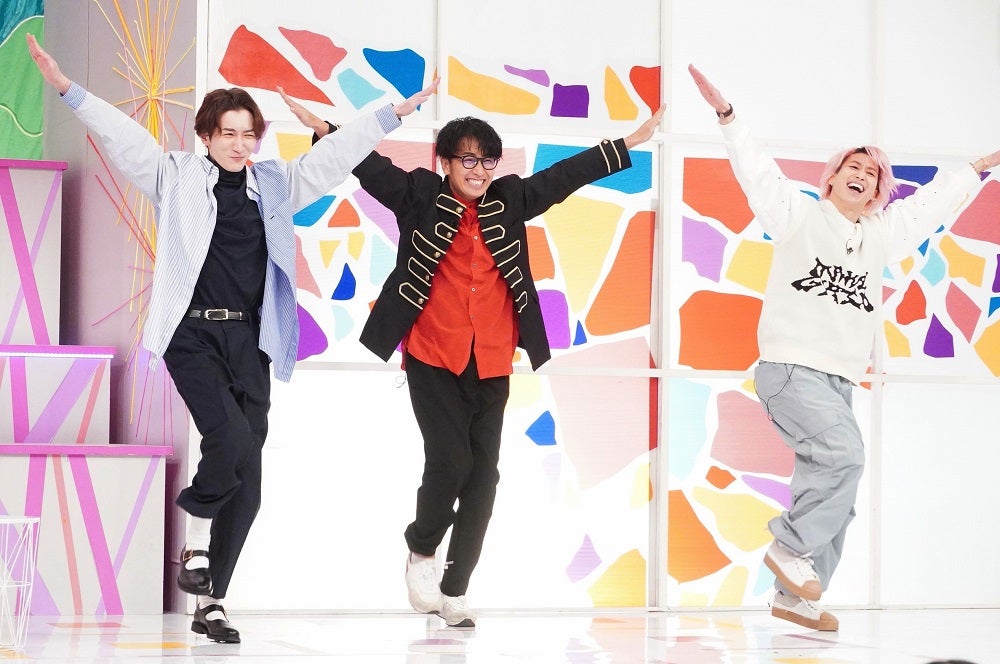 渡辺翔太、まちゃあき、佐久間大介（C）フジテレビ