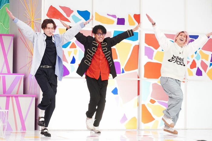 渡辺翔太、まちゃあき、佐久間大介(C)フジテレビ