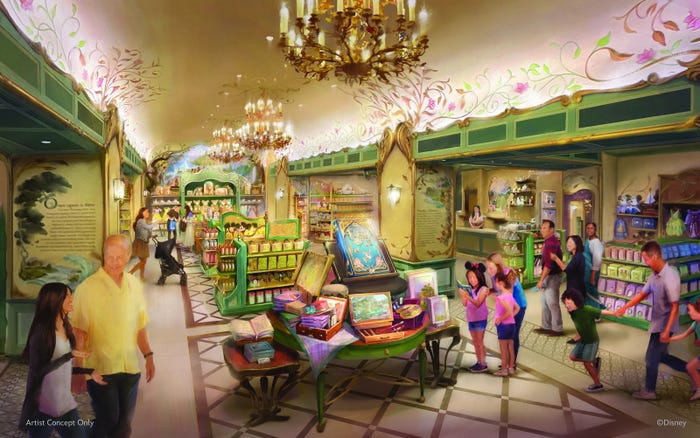 「ファンタジースプリングス・ギフト」の内観(C)Disney