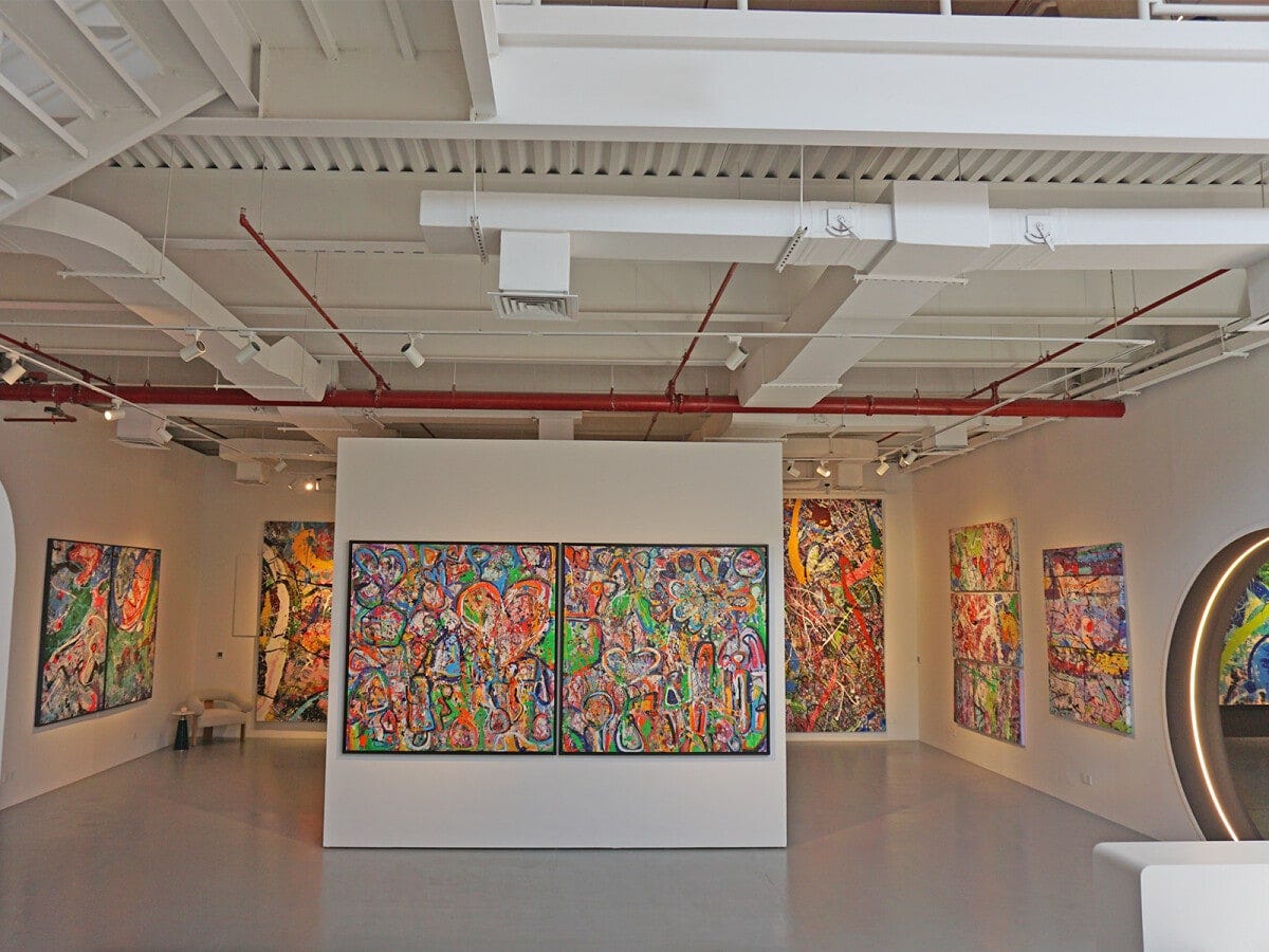 ドバイにあるサシャ・ジャフリ氏のギャラリー（入場には事前アポイントメントが必要）