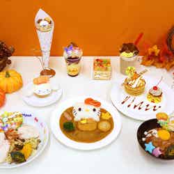 秋の味覚を使ったフードメニュー（C）2021 SANRIO CO．，LTD．TOKYO，JAPAN 著作 株式会社サンリオ