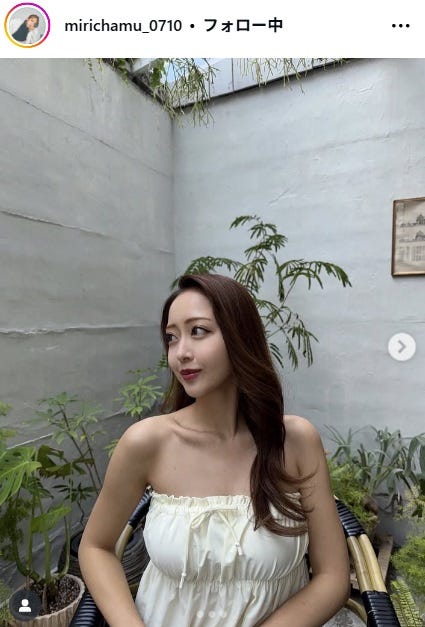 みりちゃむInstagramより