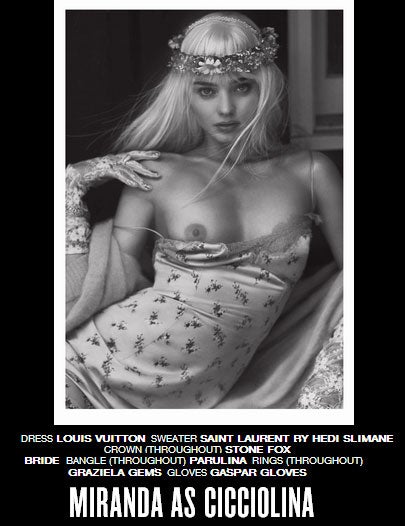 ミランダ・カー Photo by SEBASTIAN FAENA(V MAGAZINE)