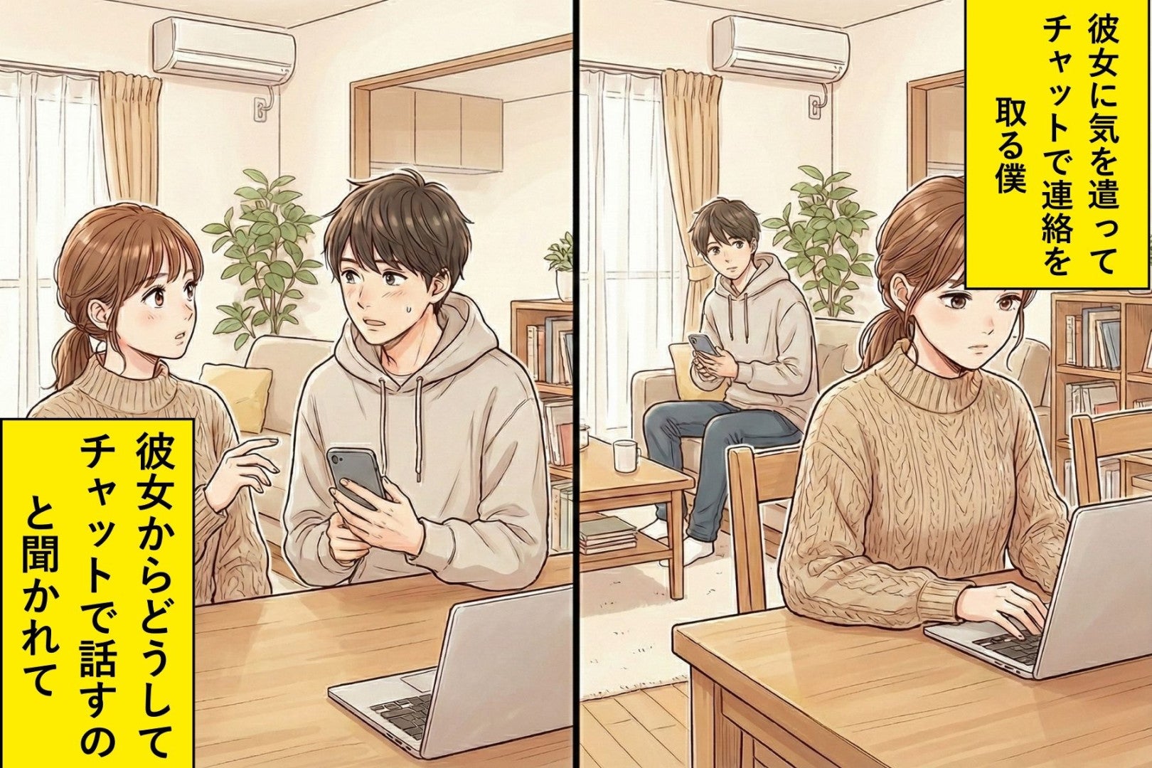 彼女を尊重するために、LINEを使っていた僕→彼女から「どうして、LINEで頼むの？」と聞かれてしまい...