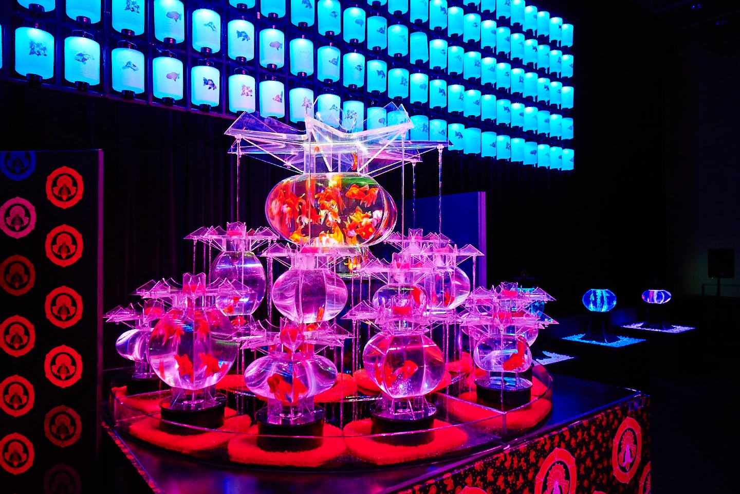 過去作品画像「大奥」／画像提供：アートアクアリウム