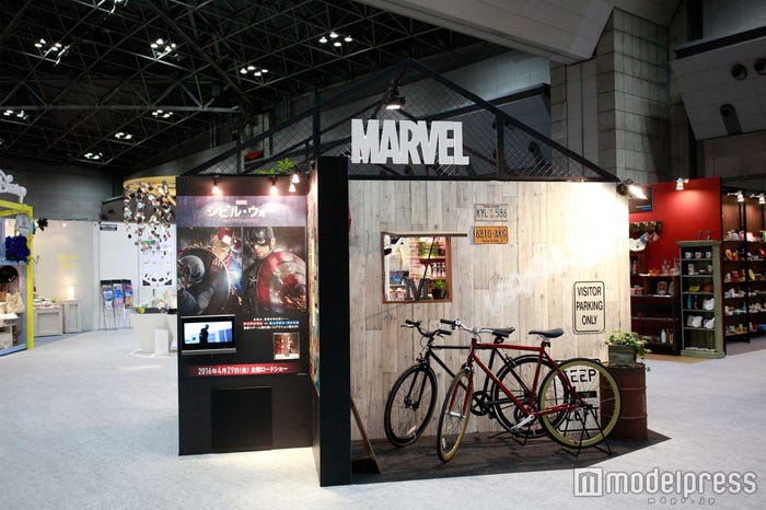 マーベルのブース(C)MARVEL