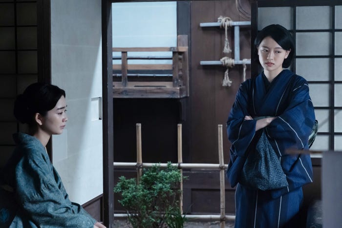 見上愛、上坂樹里「風、薫る」第114話(C)NHK