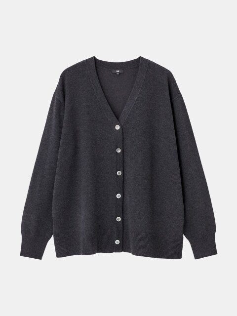 2025冬plst女性おすすめウールミックス2WAYカーディガン