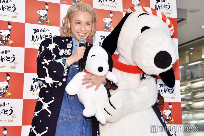 りゅうちぇる&スヌーピー(C)モデルプレス