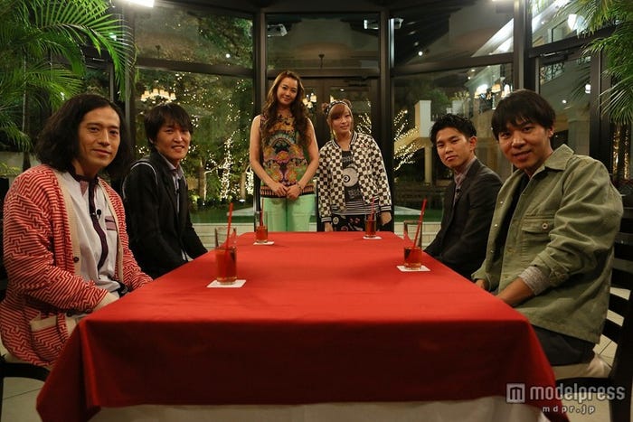 「キャサリン三世」で「見た目OK女子グランプリ」を実施(左から:又吉直樹、千原ジュニア、観月ありさ、きゃりーぱみゅぱみゅ、井岡一翔、コカドケンタロウ)/画像提供:関西テレビ