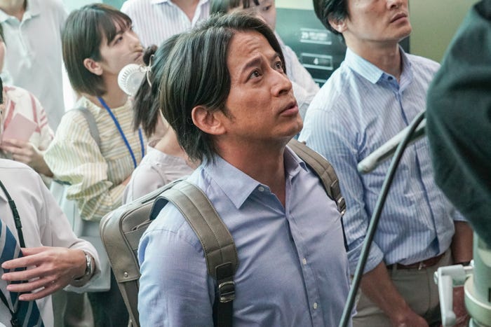 岡田准一/新TVCM「ここ天国かよ」篇メイキングより(提供写真)