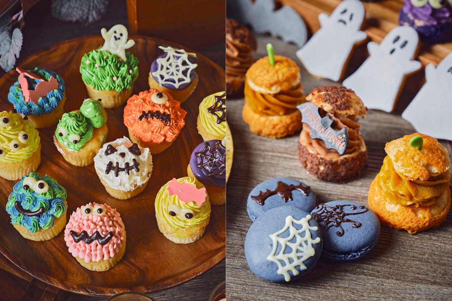 大阪でハロウィンビュッフェ「トリックorタイ」ケーキや食べ比べモンブランなど70種超